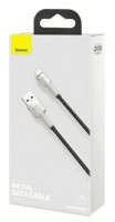 Usb Кабель-зарядка Lightning Baseus Cafule Metal 2м (CALJK-B01) черный