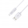 Usb Кабель-зарядка Lightning Hoco X20 Flash 2.0A 2м силиконовый белый