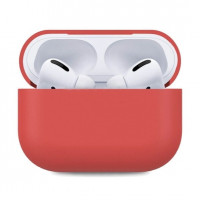 Силиконовый чехол для AirPods Pro красное вино