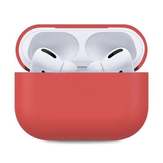 Силиконовый чехол для AirPods Pro красное вино