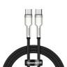 Кабель-зарядка Type-C на Type-C Baseus Cafule Metal 100W 1м CATJK-C01 черный