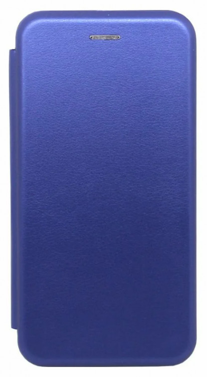 Чехол-книжка Fashion Case для i-Phone 11 кожаная боковая синяя