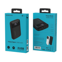 Powerbank Borofone BT21 10000mAh 2USB 2A черный