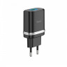 Сетевое зар. устр. Hoco C12Q 1USB QC3.0 2.4A черное