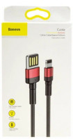 Usb Кабель-зарядка Lightning Baseus Cafule 1м CALKLF-G91 чёрно-красный