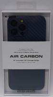 Накладка для i-Phone 13 Pro Max 6.7" K-Doo Air Carbon пластик синяя