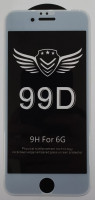 Защитное стекло для i-Phone 6/6s 99D белое