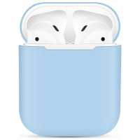 Силиконовый чехол для AirPods лиловый