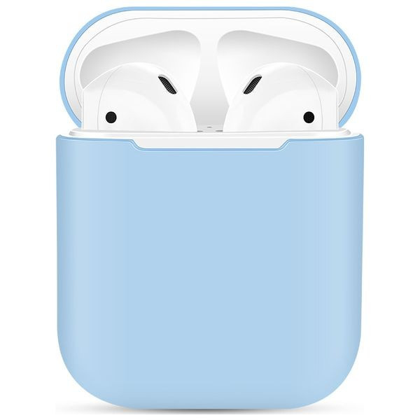 Силиконовый чехол для AirPods лиловый