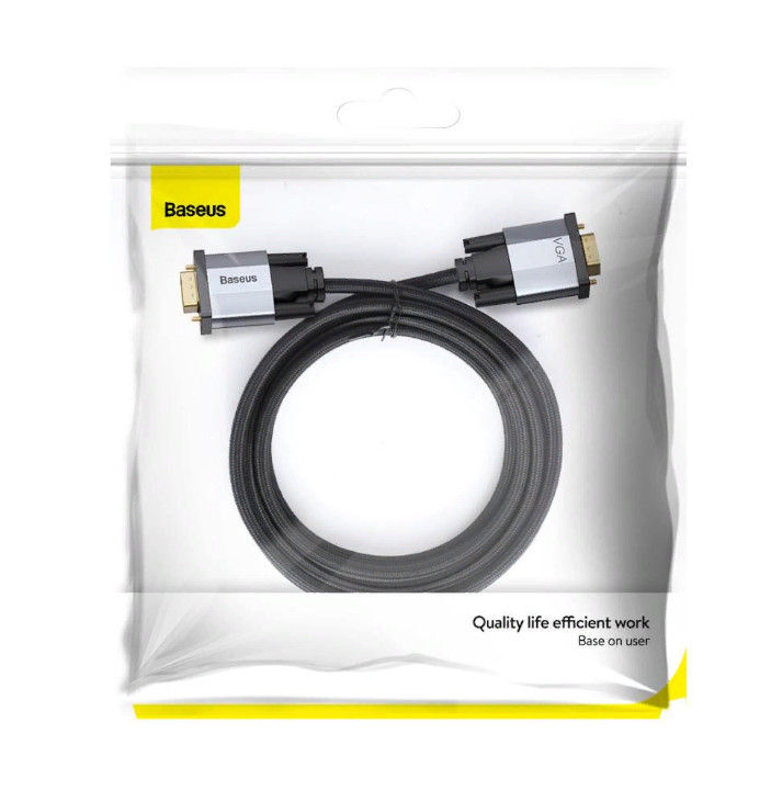 Кабель Baseus Enjoyment Series VGA на VGA 1м (CAKSX-T0G)