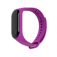 Ремешок для Xiaomi Mi Band 3/4 силиконовый фиолетовый