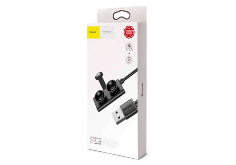 Usb Кабель-зарядка Lightning Baseus Suction Cup Mobile Games 1.5A 2м (CALXP-B01) черный