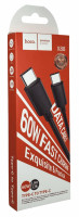 Usb Кабель-зарядка Type-C на Type-C Hoco X88 3.0A  60W 1M черный