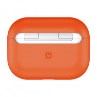 Силиконовый чехол для AirPods Pro персиковый