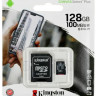 micro SDXC карта памяти Kingston 128 Class10 UHS-I Canvas Select Plus с адапт.(SDCS2/128GB)