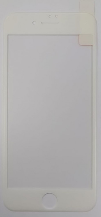 Защитное стекло для i-Phone 7/8 AMC силикон матовое белое