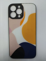 Накладка для i-Phone 13 Pro Max 6.7" пластик разные рисунки
