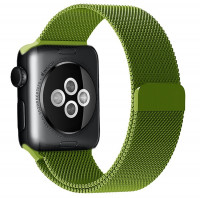 Сменный браслет для Apple Watch 42-44mm Milano №11 болотный