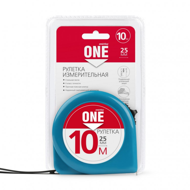 Рулетка измерительная Smartbuy One Tools 10м х 25мм