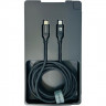 Usb Кабель-зарядка Type-C на Lightning Evelatus 60W 2м в тканевой оплетке черный
