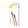 Кабель-зарядка Type-C на Type-C Baseus Cafule series PD2.0 2м (CATKLF-H09) черно-красная