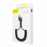 Usb Кабель-зарядка Lightning Baseus Elastic 2A 1м CALSR-01 черный