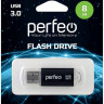 3.0 USB флеш накопитель Perfeo 8GB C14 серебритый