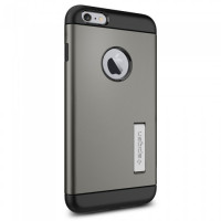 Чехол Spigen для i-Phone 6 Plus Slim Armor Series SGP10905 стальной