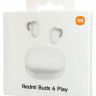Наушники беспроводные Xiaomi Redmi Buds 6 Play EU белые