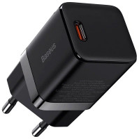 Сетевое зар. устр. Baseus GaN3 Fast Charger 1USB-C 30W (CCGN010101) черное