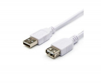 Удлинитель ATcom USB (мама) - USB (мама) 1.8м белый