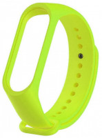 Ремешок для Xiaomi Mi Band 5 силиконовый салатовый