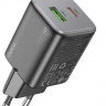 Сетевое зар. устр. Hoco N41 1USB/1C 20W черное