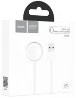 Беспроводное зарядное устройство для Apple Watch Hoco CW39 магнитное 1.2м 1A белое