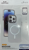 Накладка для i-Phone 15 Pro Keephone Magviar Magsafe прозрачная