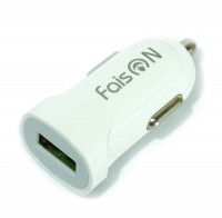 Автомобильное заряд. устр. Faison HZ2 с шнуром Micro 1USB белое