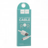 Usb Кабель-зарядка Micro Hoco X1 Rapid 2.4A 1м силиконовый белый (2шт в упаковке)