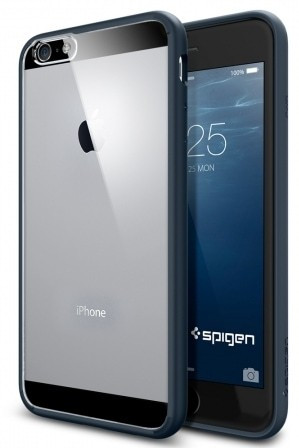 Чехол Spigen для i-Phone 6 Plus Ultra Hybrid, металлический (PET) (SGP10897)