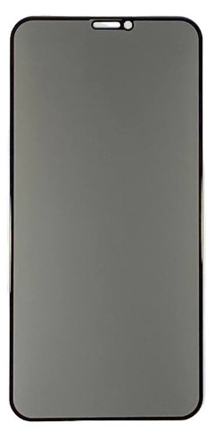 Защитное стекло для i-Phone 11/XR 6.1" Анти-шпион чёрное
