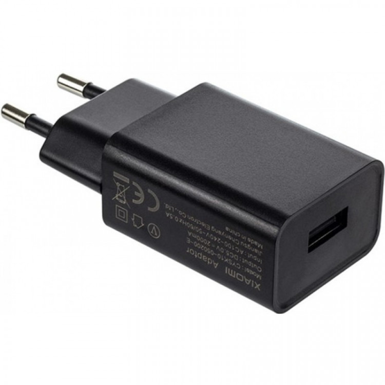 Сетевое зарядное устройство Xiaomi 1 USB, 2A MDY-08-EO черное