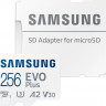 micro SDXC карта памяти Samsung 256GB EVO Plus Class10 UHS-I 130MB/s с адаптером