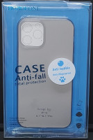 Накладка для i-Phone 12/12 Pro 6.1" Borofone Ice series силикон темный