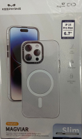 Накладка для i-Phone 15 Pro Max Keephone Magviar Magsafe прозрачная