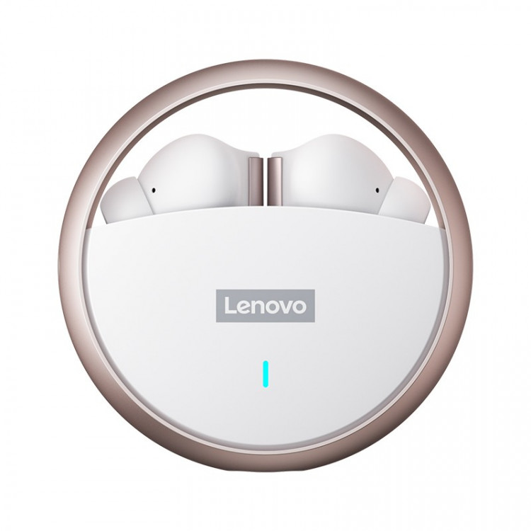 Беспроводные наушники TWS Lenovo Thinkplus Livepods LP60 BT5.0/40mAh (300mAh)/5ч белые