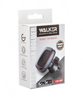 Держатель в автомобиль в воздуховод магнитный Walker CX-007 черный