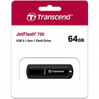 3.1 USB флеш накопитель Transcend 64GB JetFlash 700 черный