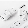 Сетевое зар. устр. Hoco C12 2USB 2.4A белое