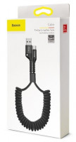 Usb Кабель-зарядка TYPE-C Baseus Elastic 2A 1м CATSR-01 черный