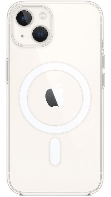 Накладка для i-Phone 13 J-Case Magsafe силикон прозрачный