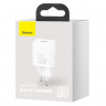 Сетевое зар. устр. Baseus Super Si Quick Charger 1C 30W EU CCSUP-J02 белое